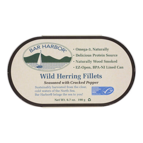 Bar Harbor Cracked Pepper Herring Fillets
