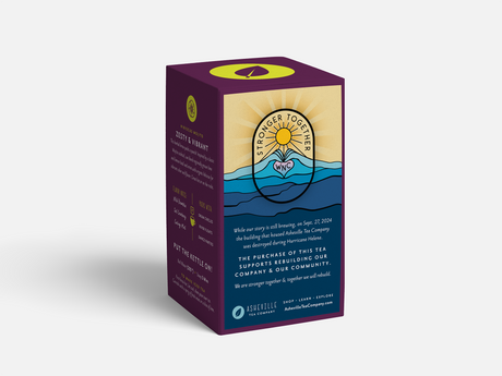 Tea Box with Hibiscus Mojito individual Tea Bags