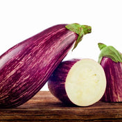 Eggplant Seeds - Listada De Gandia Eggplant - Alliance of Native Seedkeepers - Vegetable Seeds