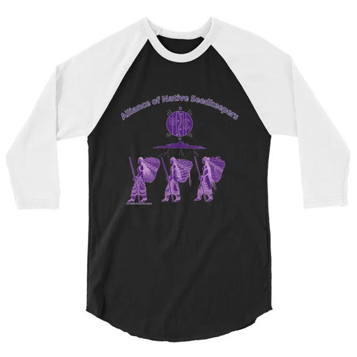 Merchandise AoNSK 3 Sisters 3/4 sleeve raglan shirt - Alliance of Native Seedkeepers -