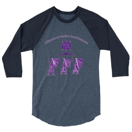 Merchandise AoNSK 3 Sisters 3/4 sleeve raglan shirt - Alliance of Native Seedkeepers -