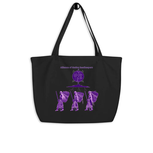 Merchandise Large Organic AoNSK 3 Sisters Tote Bag - Alliance of Native Seedkeepers -