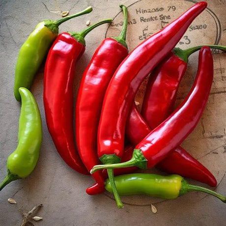Pepper Seeds - Sweet - Jimmy Nardello - Alliance of Native Seedkeepers - Vegetable Seeds