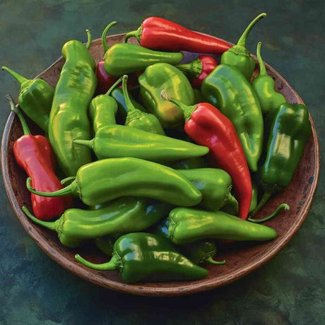 Dark Slate Gray Pepper Seeds - Sweet - Italian Pepperoncini Alliance Of Native Seedkeepers Vegetable Seeds