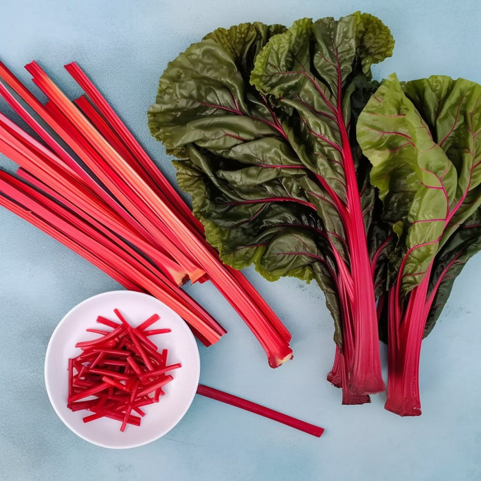 Swiss Chard Seeds - Ruby Red - Alliance of Native Seedkeepers -