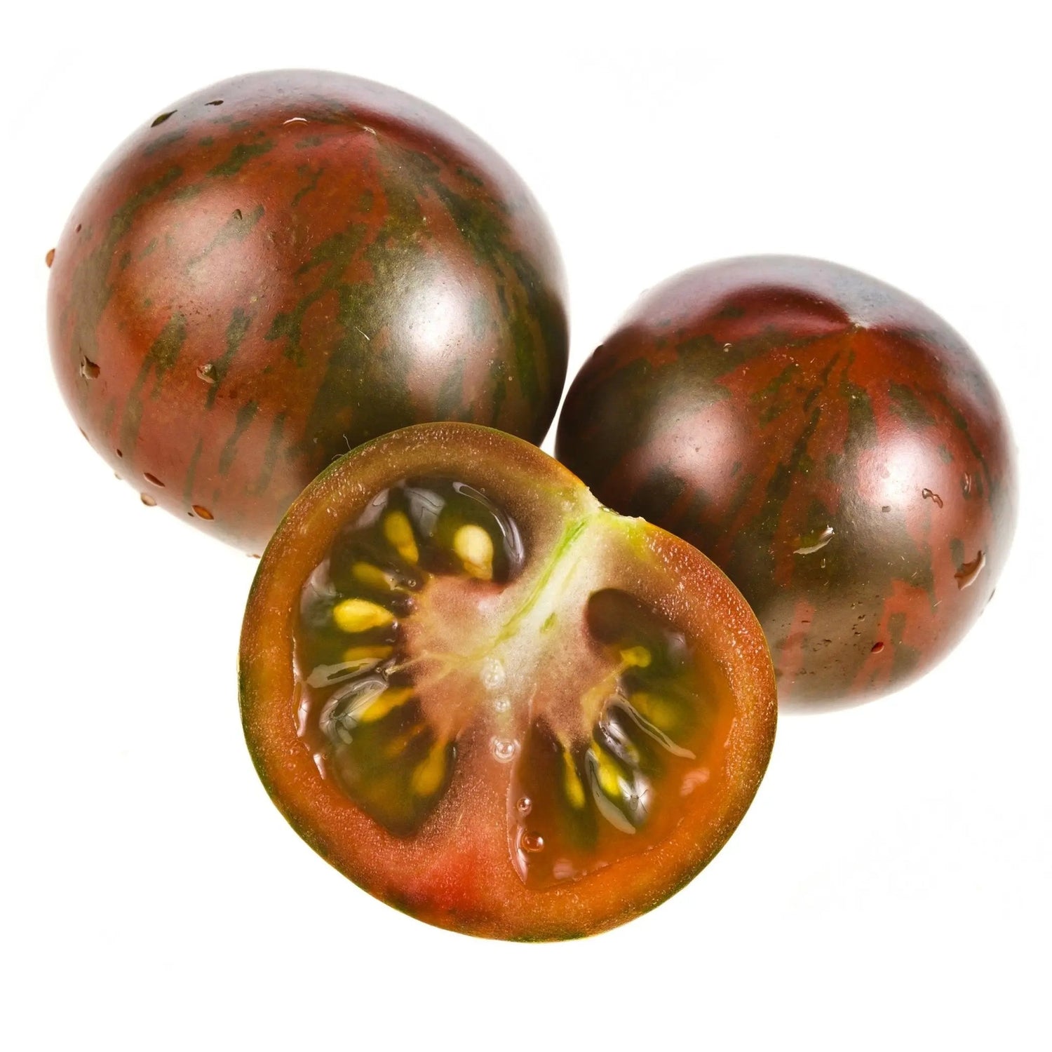Tomato Seeds - Indeterminate - Purple Bumble Bee Cherry - Alliance of Native Seedkeepers - Vegetable Seeds